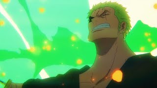 ZORO v.s S-Hawk | Zoro Fights Mihawk's Clone (English Sub)