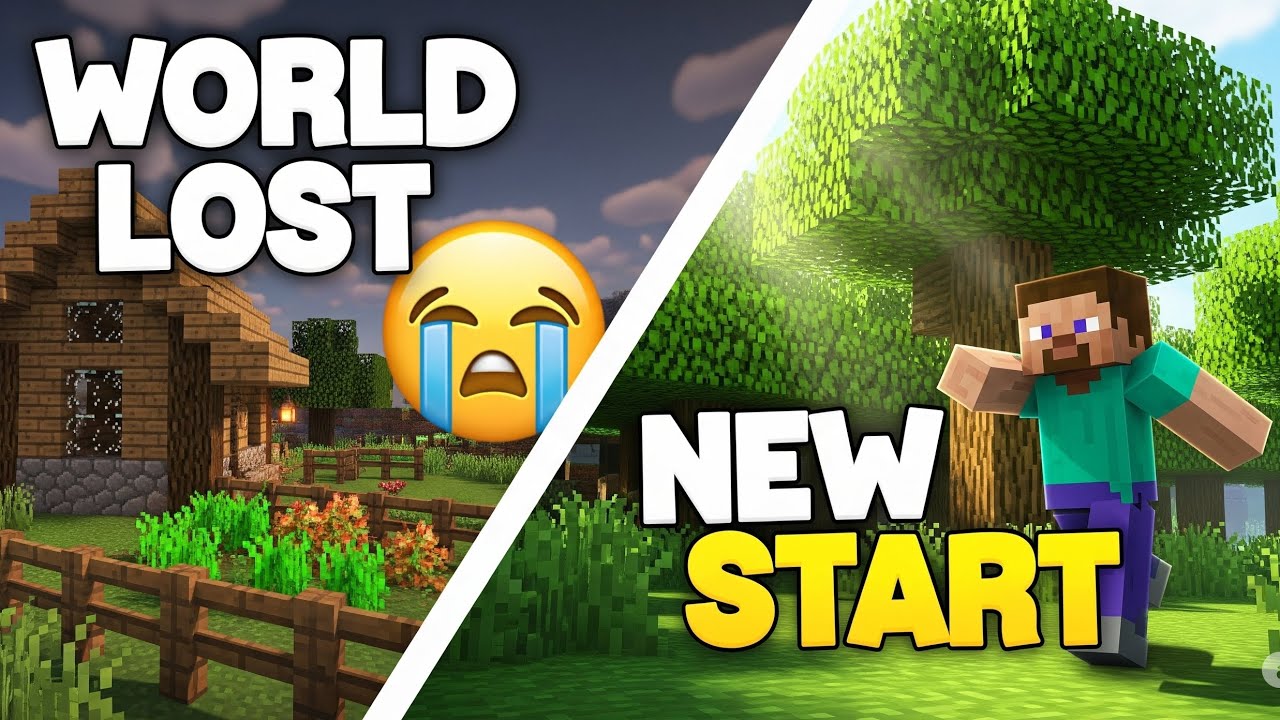 Lost My Minecraft World After Update 😢 | New Survival Begins.