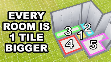 Building a house but Every Room is 1 Tile Bigger (Sims 4 Challenge)