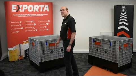 Hercules Collapsible Pallet Box Demo