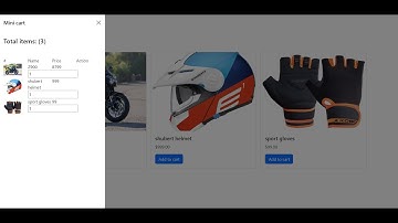 Angular 14 Ecommerce Site Mini Cart with increase decrease quantity working functionality demo