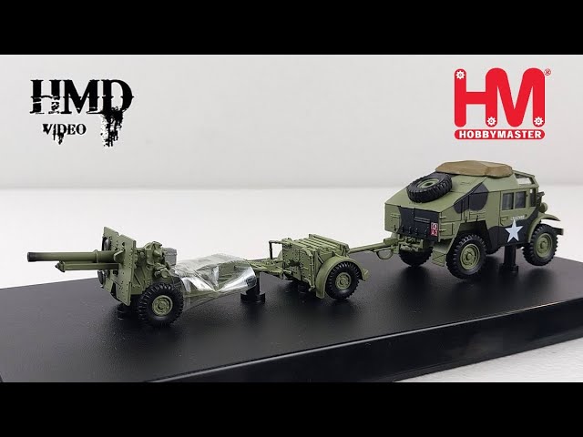 British Quad Gun Artillery Tractor w/ 25 pounder, Hobby Master 1