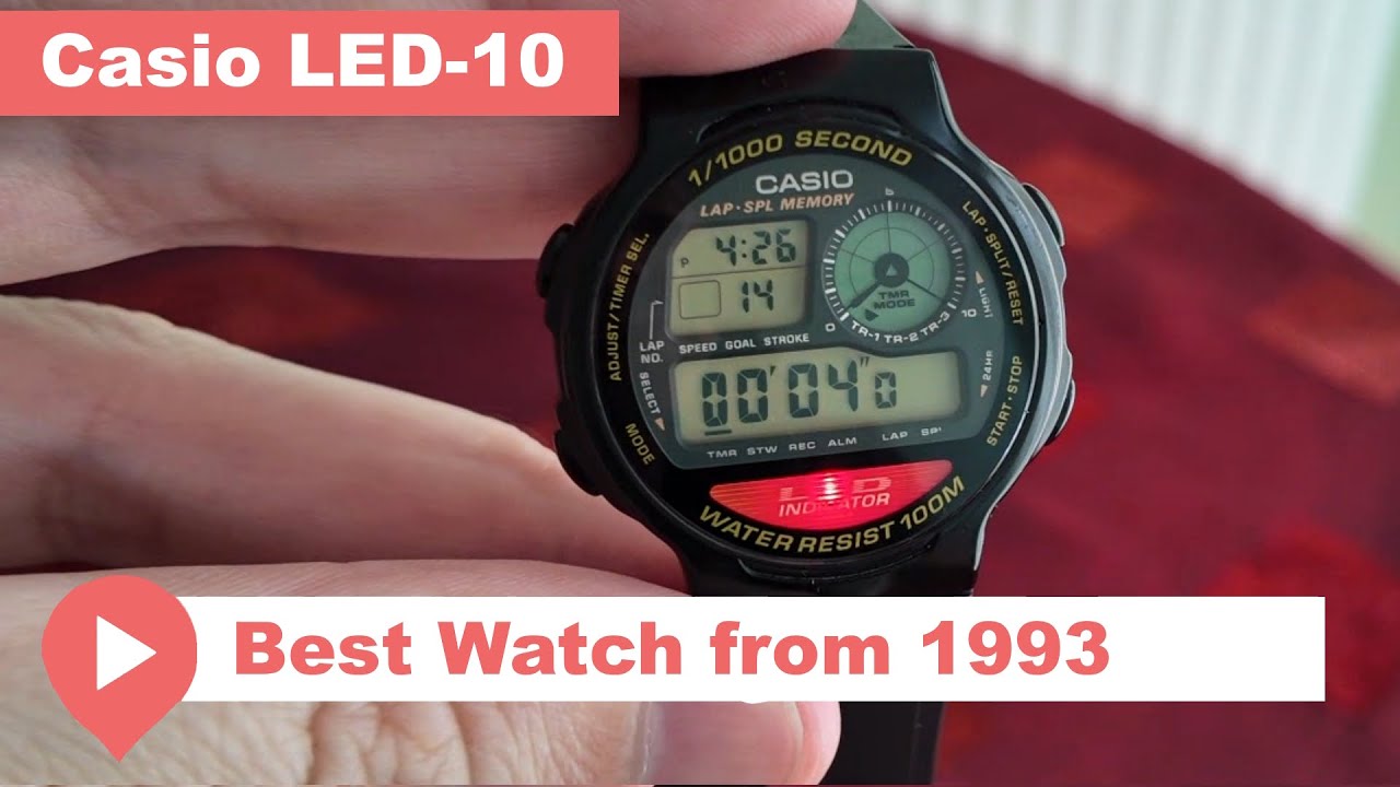 Casio LED-10: The Forgotten Digital Watch That Defined 1993 - YouTube