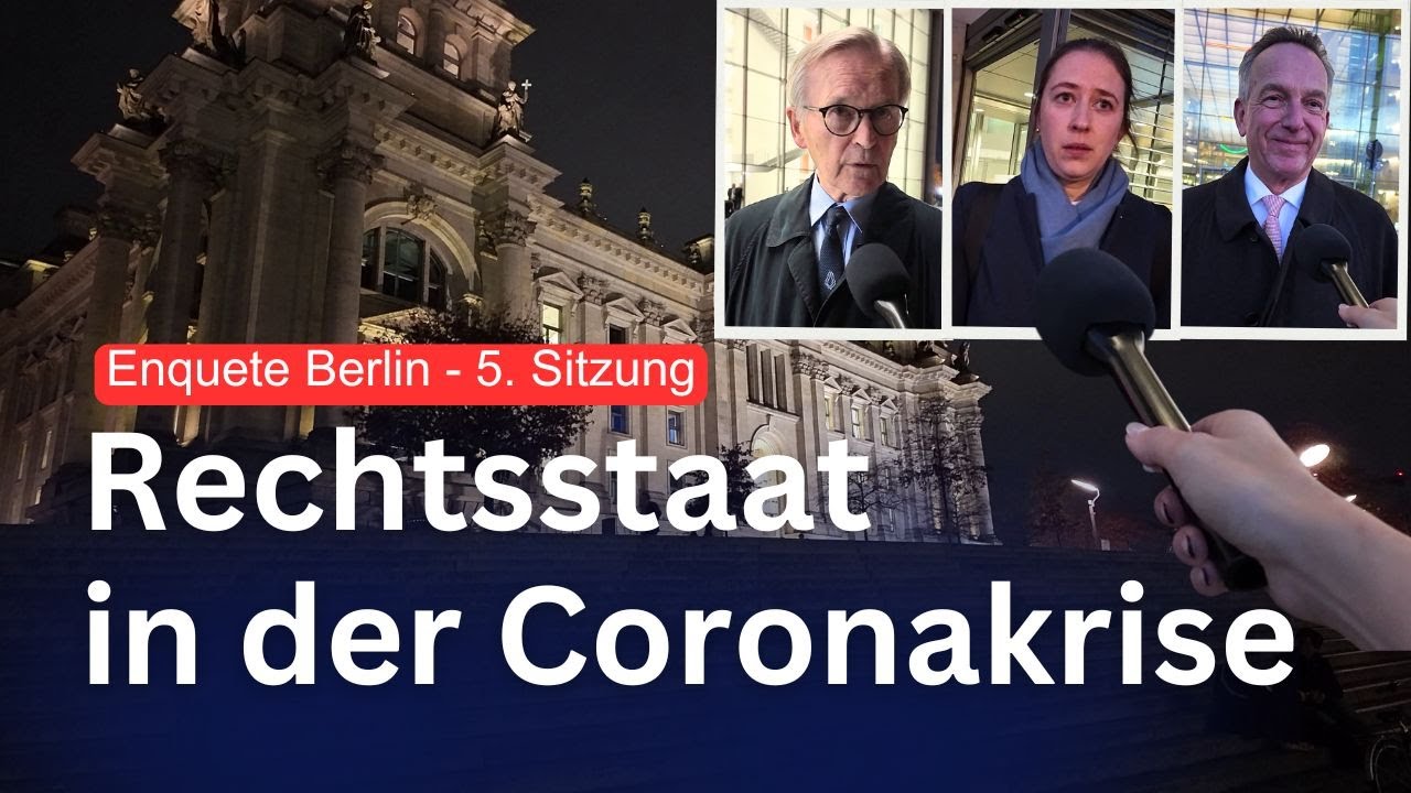 Rechtsstaat in der Coronakrise - Enquete Berlin