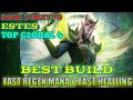 Best Build Support Estes Top Global By Rose Toretto Gameplay - MOBILE LEGENDS
