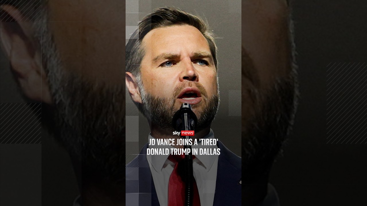 JD Vance joins a 'tired' Donald Trump in Dallas