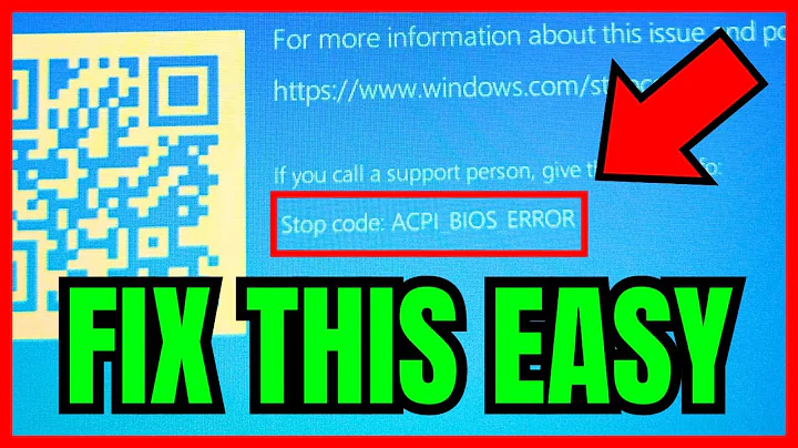 How To Fix ACPI BIOS Error On Windows 11 (QUICK & EASY) 2025
