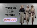 اتجاهات الموضة في شتاء 2026 ما هو رائج وما هو خارج هذا الموسم 