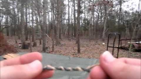 how to make reverse wrap cordage