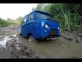 УАЗ фермер 4х4 на бездорожье UAZ 3909 extreme mud off-road
