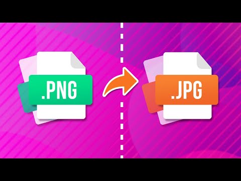 Video: Hvordan Konvertere Jpg Til Png