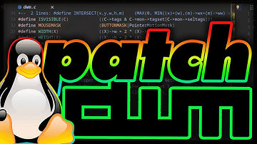 Patching dwm and suckless utilities - a friendly guide to patch and diff
