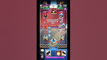 Defend the right handside push with the least elixir #dothingsyoudontwanttodo #clashroyale