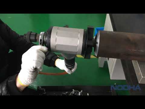 Машина для снятия фаски с труб ТВР-120 с электроприводом Bosch, видео 1