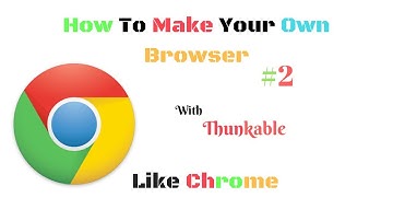How To Make A Browser With Thunkable Part-2 || App Devlopment Series || #Thunkable13