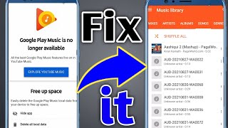 How to Fix Google Play Music Is No Longer Available | install Old Google Play Music