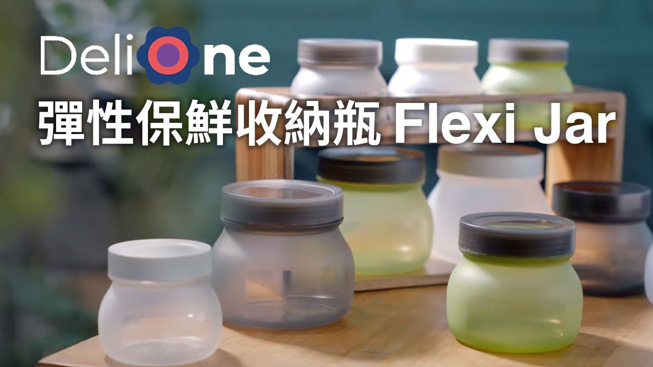 DeliOne Flexi Jar - 1 Sec Transform Endless Possibilities with Less Air, More Freshness