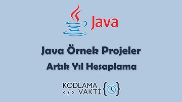 #Java Örnek Projeler 12 - Artık Yıl Hesaplama