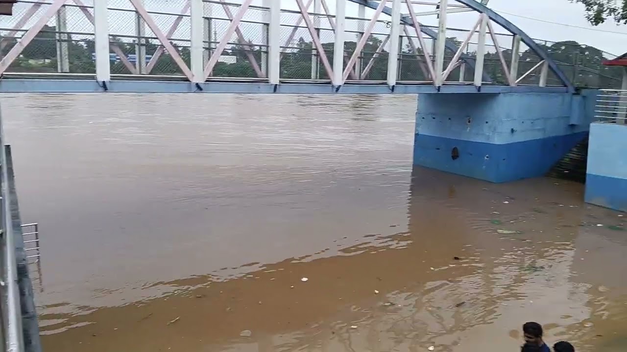 shimoga tunga river | ಶಿವಮೊಗ್ಗ | ತುಂಗಾ ನದಿಯಲ್ಲಿ ಮುಳುಗಿದ ಮಂಟಪ..! | (01/08/2026)#shimoga, #shivamogga,