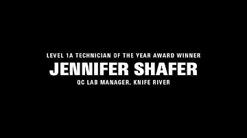 2020 Technician of the Year Award: Jennifer Shafer