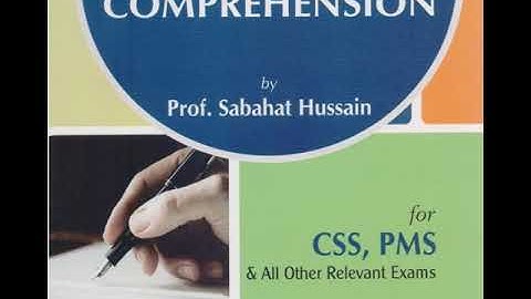 Jahangir Mastering the art of PRECIS WRITING & COMPREHENSION by prof  Sabahat Hussain for CSS, PMS