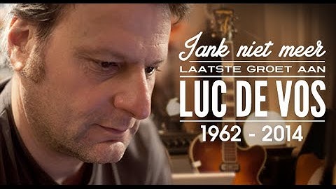 Jank niet meer - Laatste groet aan Luc De Vos op Acht