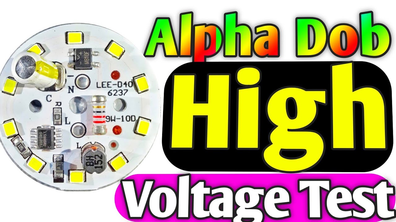 Alpha dob high voltage test