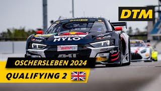 Live Qualifying 2 | Motorsport Arena Oschersleben | DTM 2024