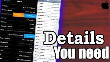 Cydia tweak to find all details of your iOS device also it can save SHSH 2 blobs