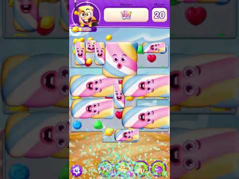 Lollipop Sweet Heroes Match 3 Level 26 no booster [Gameplay Walkthrough] [Puzzle1Studio]