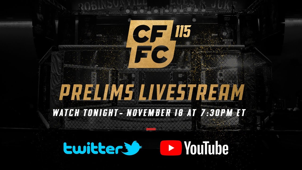 CFFC 115 Prelim Fights FREE MMA LIVESTREAM