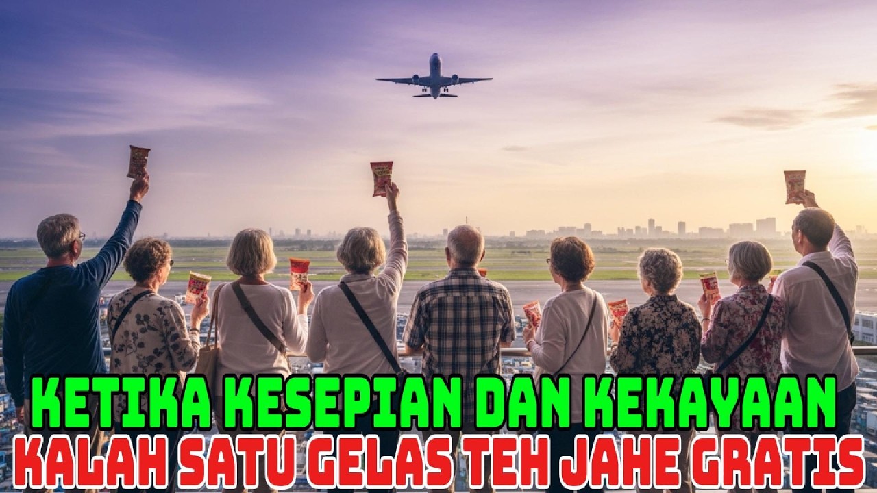 Ketika kesepian dan kekayaan kalah satu gelas teh jahe gratis