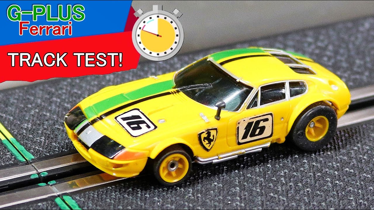 AFX G Plus Slot Car Ferrari TRACK TEST! - YouTube