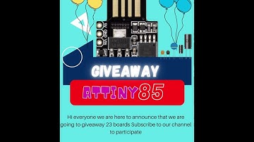 Giveaway 23 Digispark Attiny 85 boards 🎉🎉🎉 Participate Right Now by Subscribing us