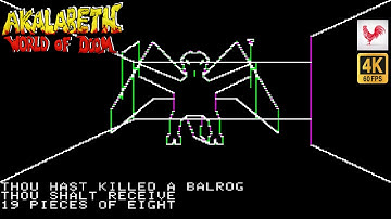 Akalabeth: World of Doom | Apple II Playthrough | RadRedRooster