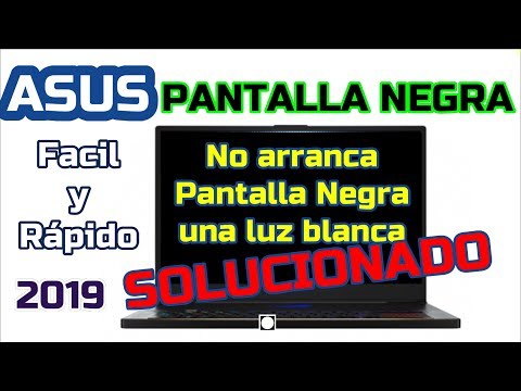 ASUS PANTALLA NEGRA - SOLUCION -Facil y Rapida- Black Screen Repair