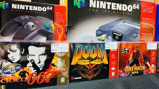 A huge CIB N64 collection came into the store...