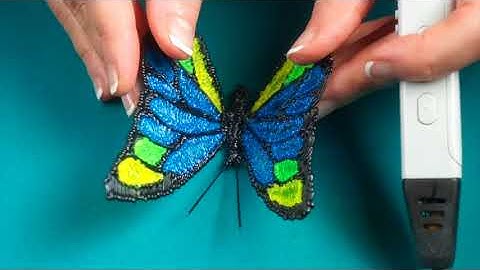 Butterfly and Dragonfly MYNT3D Project tutorial 3D pen