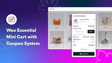 Introducing Woo Essential Mini Cart with Coupon System