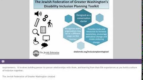 WEBINAR: Disability Inclusion Planning Toolkit Workshop