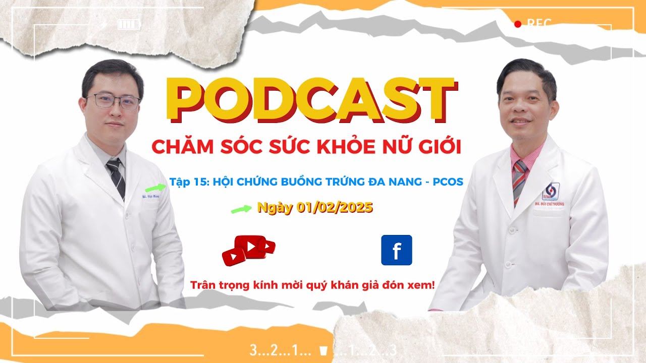 PODCAST CHĂM SÓC SỨC KHỎE NỮ GIỚI – TẬP 15: PCOS – HỘI CHỨNG BUỒNG TRỨNG ĐA NANG