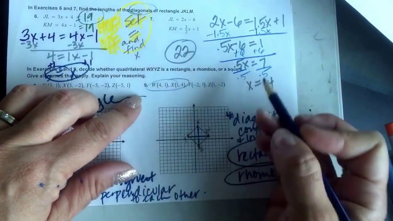 Geometry 7.4 Practice - YouTube