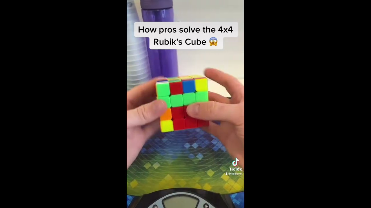 How Pros Solve The 4x4 Rubik S Cube Shorts