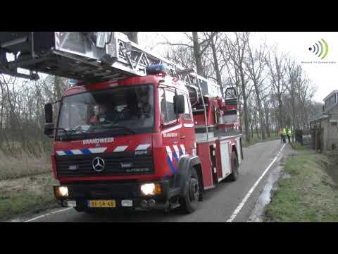 Winterstorm in de Zaanstreek   drukte voor de hulpdiensten