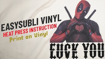 SUBLIMATION PRINTING ON VINYL with Siser Easysubli HTV | Sawgrass Sublimation Step by Step!
