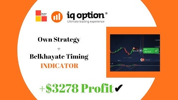 iqoption Trading| New strategy |$3278+2Win+Belkhayate Timing  indicator
