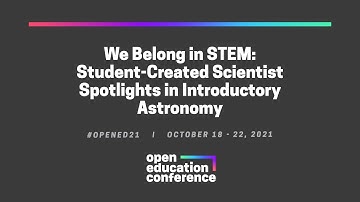 We Belong in STEM: Student-Created Scientist Spotlights in Introductory Astronomy