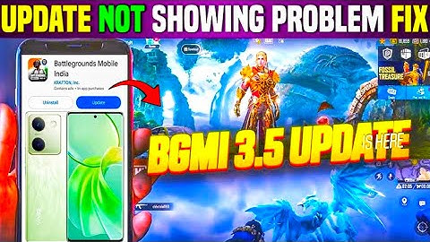 bgmi update 3.5 120 fps || bgmi update not showing in play store 😭