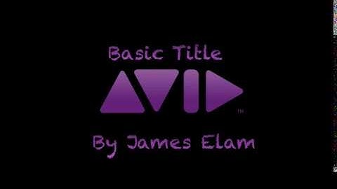 Avid Basic Titles