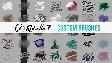 Custom Brushes for Rebelle 7 Pro & Standard - Starter Pack 2024